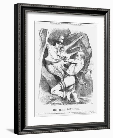 The Irish Devil-Fish, 1881-Joseph Swain-Framed Giclee Print