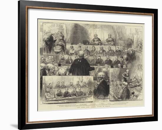 The Irish Land League Trials in Dublin-null-Framed Giclee Print