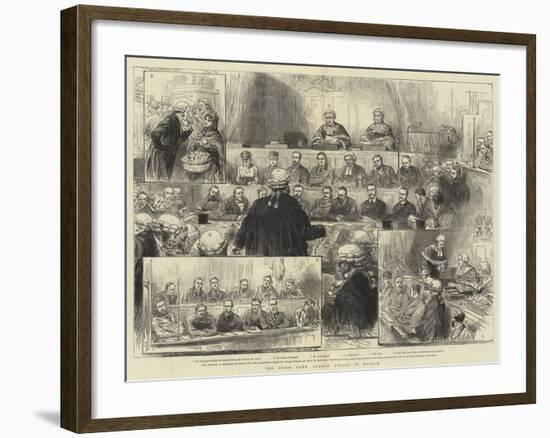 The Irish Land League Trials in Dublin-null-Framed Giclee Print