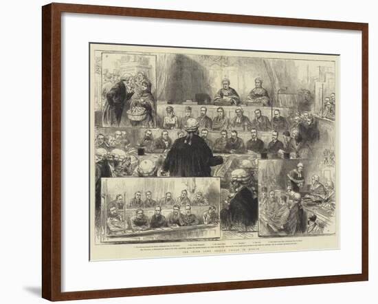 The Irish Land League Trials in Dublin-null-Framed Giclee Print