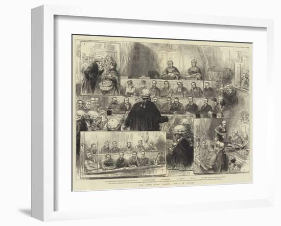 The Irish Land League Trials in Dublin-null-Framed Giclee Print