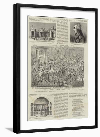 The Irish Parliament on College Green-null-Framed Giclee Print