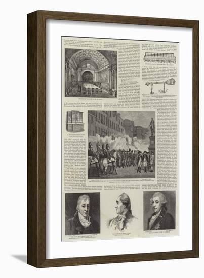 The Irish Parliament on College Green-null-Framed Giclee Print