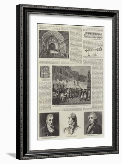 The Irish Parliament on College Green-null-Framed Giclee Print