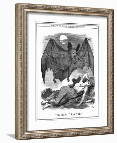 The Irish Vampire, 1885-John Tenniel-Framed Giclee Print