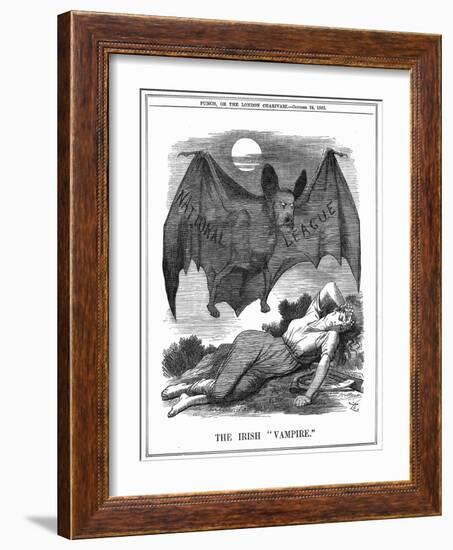 The Irish Vampire, 1885-John Tenniel-Framed Giclee Print