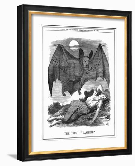 The Irish Vampire, 1885-John Tenniel-Framed Giclee Print