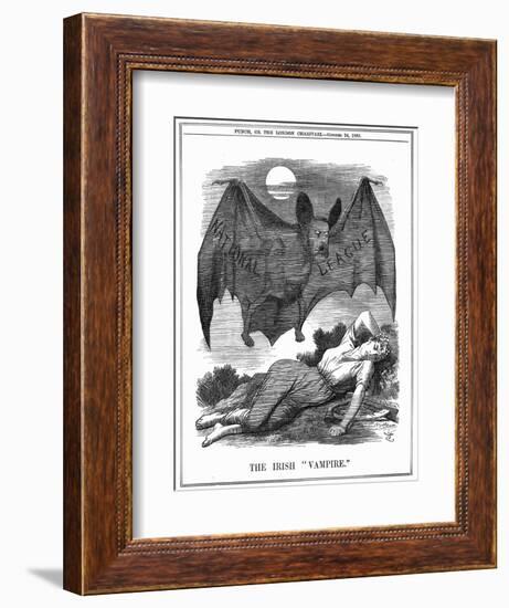 The Irish Vampire, 1885-John Tenniel-Framed Giclee Print