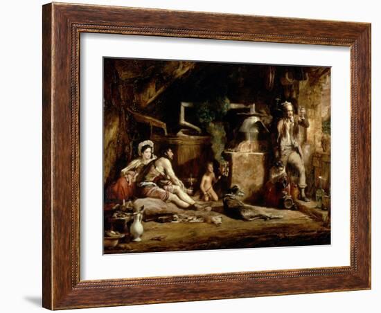 The Irish Whiskey Still, 1840-Sir David Wilkie-Framed Giclee Print