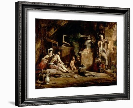 The Irish Whiskey Still, 1840-Sir David Wilkie-Framed Giclee Print