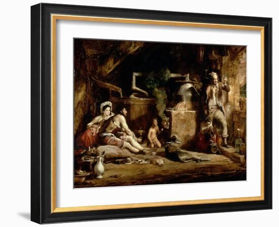 The Irish Whiskey Still, 1840-Sir David Wilkie-Framed Giclee Print