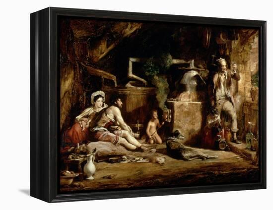 The Irish Whiskey Still, 1840-Sir David Wilkie-Framed Premier Image Canvas