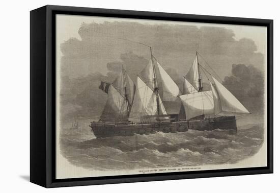 The Iron-Coated French Frigate La Gloire-Edwin Weedon-Framed Premier Image Canvas