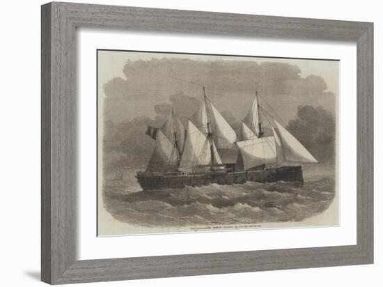 The Iron-Coated French Frigate La Gloire-Edwin Weedon-Framed Giclee Print