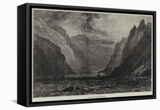 The Iron Gate of the Danube-Samuel Read-Framed Premier Image Canvas