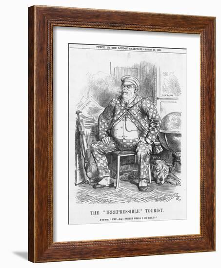 The Irrepressible Tourist, 1885-Joseph Swain-Framed Giclee Print