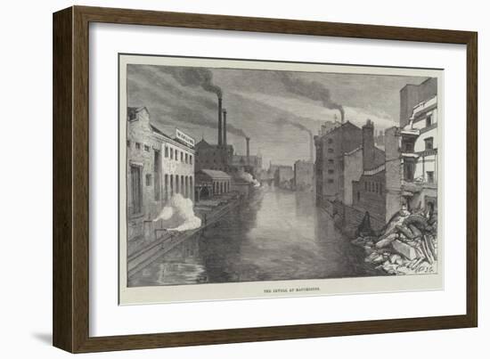 The Irwell at Manchester-Sir John Gilbert-Framed Giclee Print