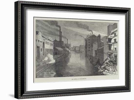 The Irwell at Manchester-Sir John Gilbert-Framed Giclee Print