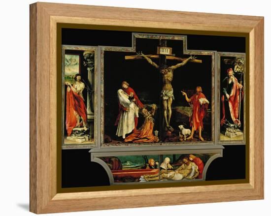 The Isenheim Altar, Closed, circa 1515-Matthias Grünewald-Framed Premier Image Canvas