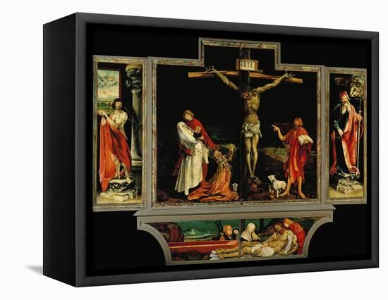 The Isenheim Altar, Closed, circa 1515-Matthias Grünewald-Framed Premier Image Canvas