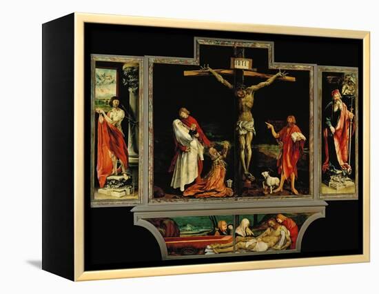 The Isenheim Altar, Closed, circa 1515-Matthias Grünewald-Framed Premier Image Canvas