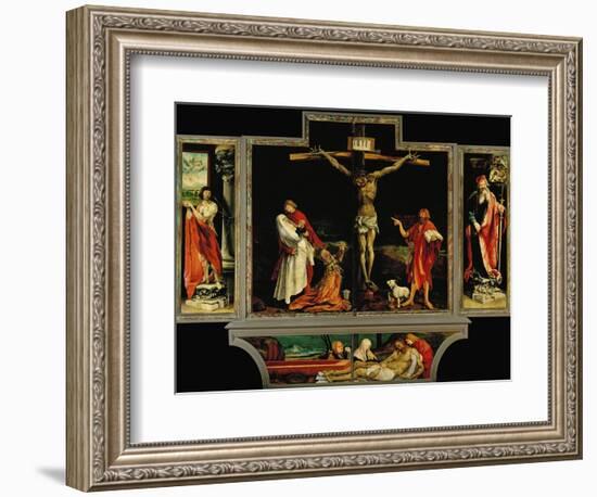 The Isenheim Altar, Closed, circa 1515-Matthias Grünewald-Framed Giclee Print