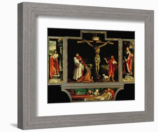 The Isenheim Altar, Closed, circa 1515-Matthias Grünewald-Framed Giclee Print