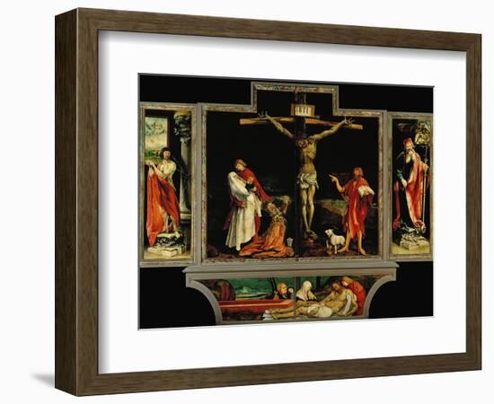 The Isenheim Altar, Closed, circa 1515-Matthias Grünewald-Framed Giclee Print