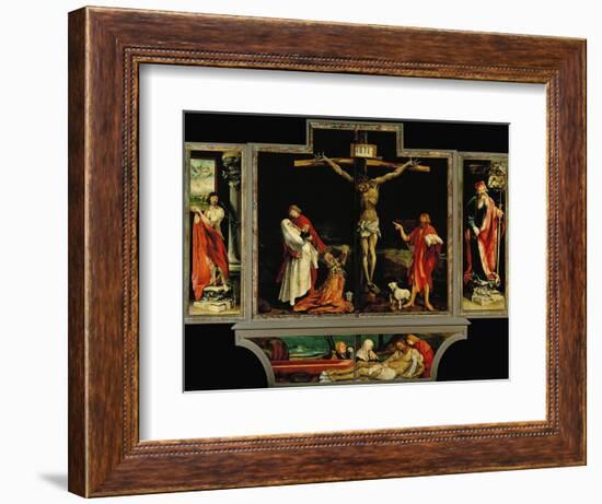 The Isenheim Altar, Closed, circa 1515-Matthias Grünewald-Framed Giclee Print