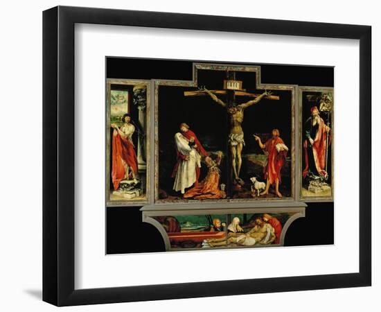 The Isenheim Altar, Closed, circa 1515-Matthias Grünewald-Framed Giclee Print