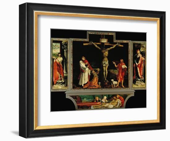 The Isenheim Altar, Closed, circa 1515-Matthias Grünewald-Framed Giclee Print