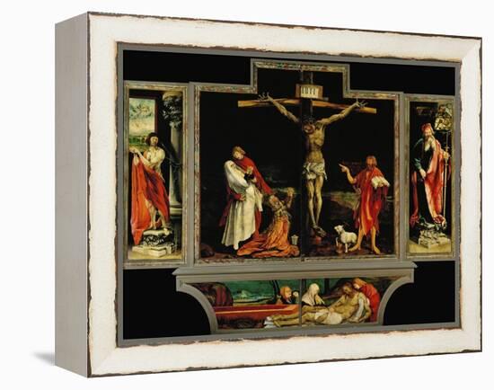 The Isenheim Altar, Closed, circa 1515-Matthias Grünewald-Framed Premier Image Canvas