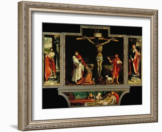 The Isenheim Altar, Closed, circa 1515-Matthias Grünewald-Framed Giclee Print