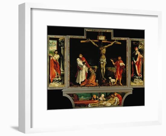 The Isenheim Altar, Closed, circa 1515-Matthias Grünewald-Framed Giclee Print