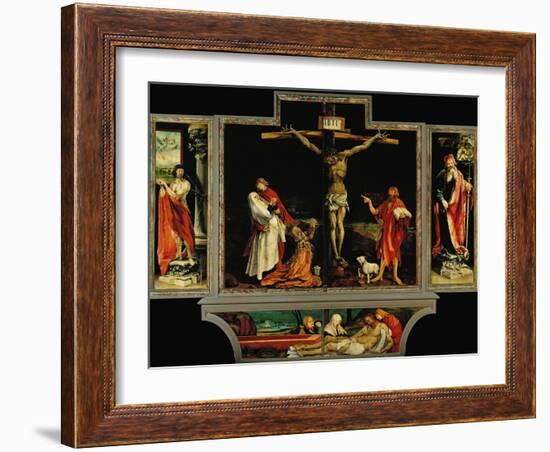 The Isenheim Altar, Closed, circa 1515-Matthias Grünewald-Framed Giclee Print