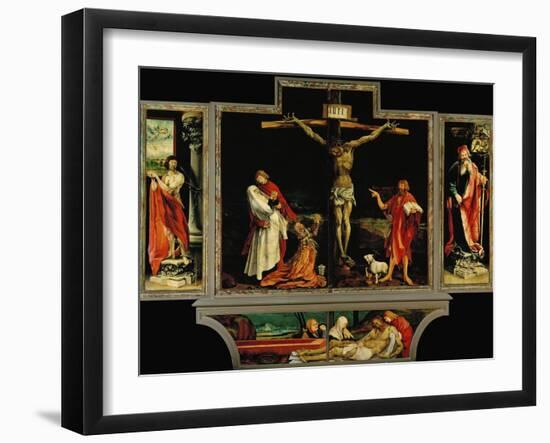 The Isenheim Altar, Closed, circa 1515-Matthias Grünewald-Framed Giclee Print