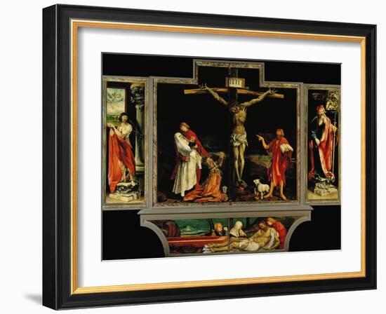 The Isenheim Altar, Closed, circa 1515-Matthias Grünewald-Framed Giclee Print