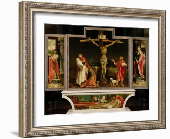 The Isenheim Altarpiece, circa 1512-15-Matthias Grünewald-Framed Giclee Print