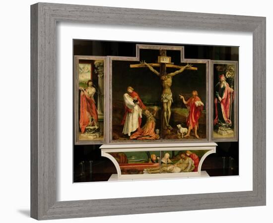 The Isenheim Altarpiece, circa 1512-15-Matthias Grünewald-Framed Giclee Print