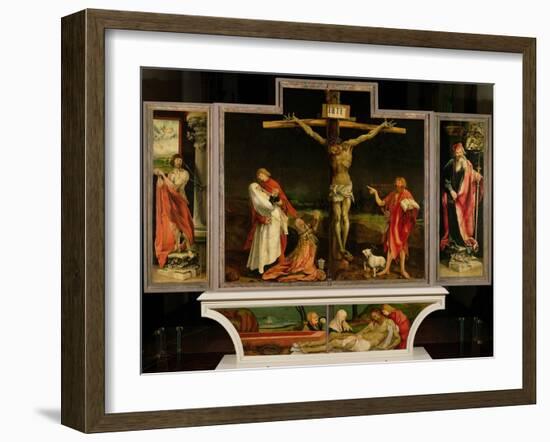 The Isenheim Altarpiece, circa 1512-15-Matthias Grünewald-Framed Giclee Print