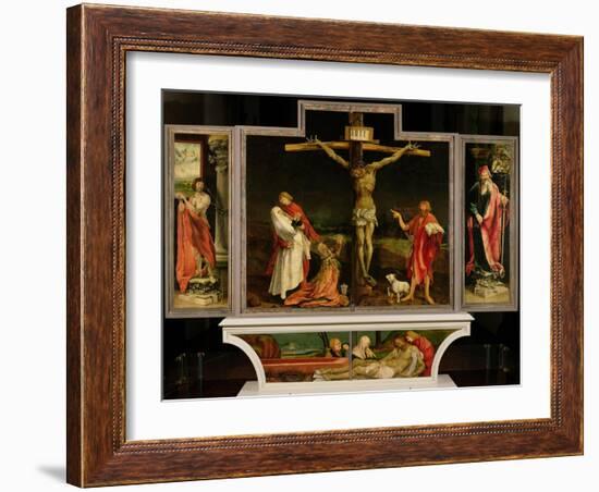 The Isenheim Altarpiece, circa 1512-15-Matthias Grünewald-Framed Giclee Print