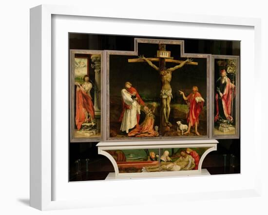 The Isenheim Altarpiece, circa 1512-15-Matthias Grünewald-Framed Giclee Print