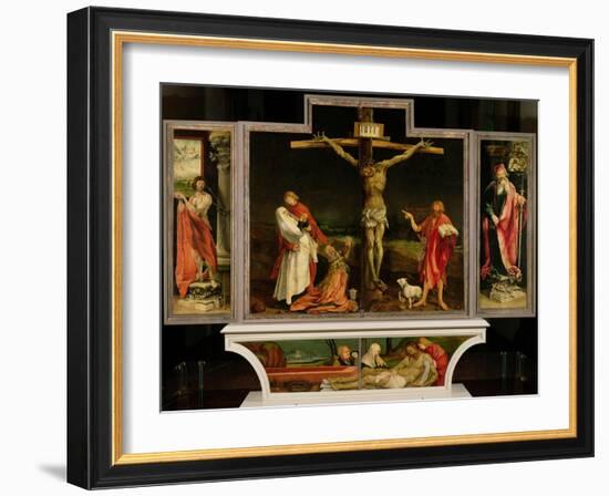 The Isenheim Altarpiece, circa 1512-15-Matthias Grünewald-Framed Giclee Print