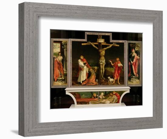 The Isenheim Altarpiece, circa 1512-15-Matthias Grünewald-Framed Giclee Print