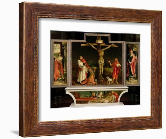 The Isenheim Altarpiece, circa 1512-15-Matthias Grünewald-Framed Giclee Print