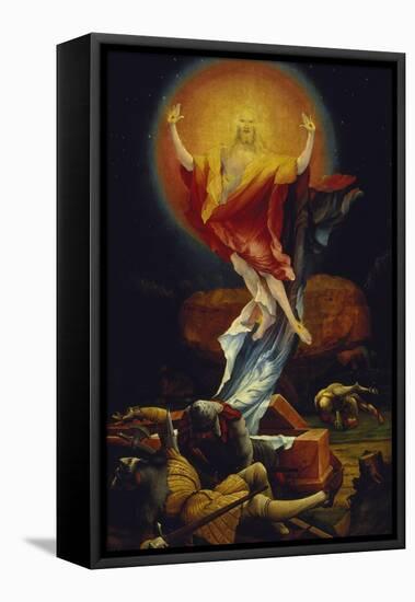The Isenheim Altarpiece: Resurrection of Christ (Right Wing from the Second View), about 1512-15-Matthias Grünewald-Framed Premier Image Canvas