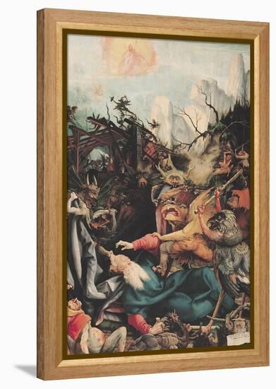 The Isenheim Altarpiece, Right Wing: the Temptation of Saint Anthony-Matthias Grünewald-Framed Premier Image Canvas