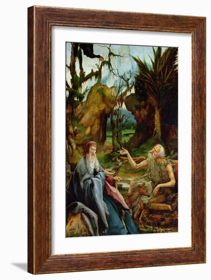 The Isenheim Altarpiece-Matthias Grünewald-Framed Premium Giclee Print