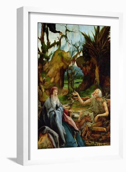 The Isenheim Altarpiece-Matthias Grünewald-Framed Premium Giclee Print