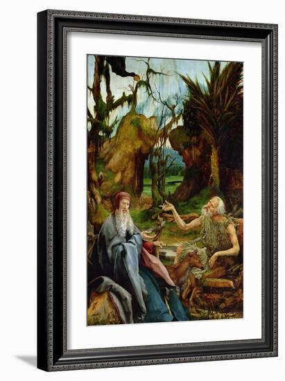 The Isenheim Altarpiece-Matthias Grünewald-Framed Premium Giclee Print